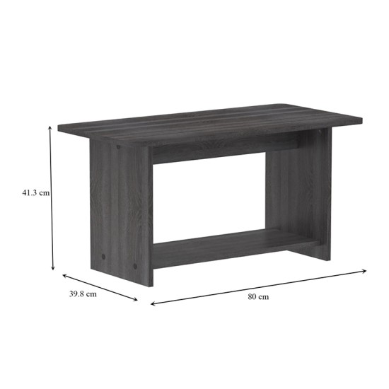 Τραπέζι Kumba σε ανθρακί-wenge απόχρωση 80x40x42εκ Τραπέζι Kumba σε ανθρακί-wenge απόχρωση 80x40x42εκ