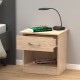 Κομοδίνο Kona σε oak απόχρωση 40x34x42εκ Κομοδίνο Kona σε oak απόχρωση 40x34x42εκ