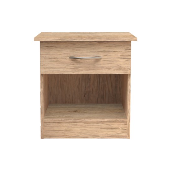 Κομοδίνο Kona σε oak απόχρωση 40x34x42εκ Κομοδίνο Kona σε oak απόχρωση 40x34x42εκ