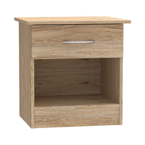 Κομοδίνο Kona σε oak απόχρωση 40x34x42εκ Κομοδίνο Kona σε oak απόχρωση 40x34x42εκ