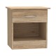 Κομοδίνο Kona σε oak απόχρωση 40x34x42εκ Κομοδίνο Kona σε oak απόχρωση 40x34x42εκ
