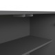 Μπουφές Billie  ανθρακί-sonoma 149x40x77εκ