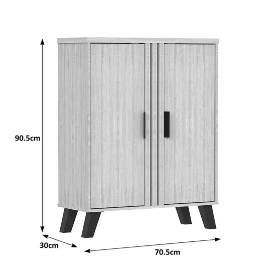 Παπουτσοθήκη-ντουλάπι Shoby  sonoma 70.5x30x91εκ