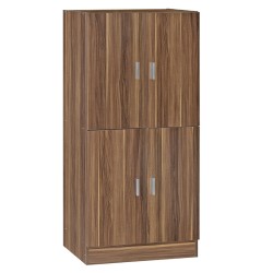 Παπουτσοθήκη-ντουλάπι Felicity  χρώμα καρυδί 60x32x127εκ Παπουτσοθήκη-ντουλάπι Felicity  χρώμα καρυδί 60x32x127εκ