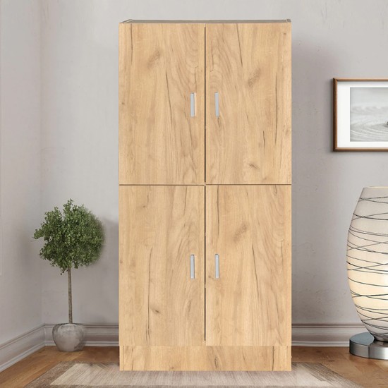 Παπουτσοθήκη-ντουλάπι Felicity χρώμα φυσικό mo 60x32x127εκ Παπουτσοθήκη-ντουλάπι Felicity χρώμα φυσικό mo 60x32x127εκ