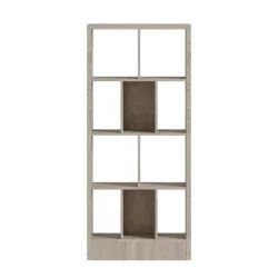 Βιβλιοθήκη Dividre  sonoma oak μελαμίνης 80x30x181εκ