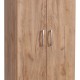 Ντουλάπα Jonar  δίφυλλη oak μελαμίνης 60x42x180εκ Model: 249-000057