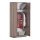 Ντουλάπα ρούχων δίφυλλη Zelia σε sonoma-oak απόχρωση 79x42x180εκ Ντουλάπα ρούχων δίφυλλη Zelia σε sonoma-oak απόχρωση 79x42x180εκ