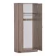 Ντουλάπα ρούχων δίφυλλη Zelia σε sonoma-oak απόχρωση 79x42x180εκ Ντουλάπα ρούχων δίφυλλη Zelia σε sonoma-oak απόχρωση 79x42x180εκ