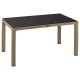 Τραπέζι Explore pakoworld με UV protection PP cappucino 150x90x73.5εκ Model: 253-000030
