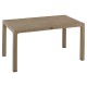 Τραπεζαρία Explore-Confident σετ 5τεμ PP cappuccino 150x90x73,5εκ. Τραπεζαρία Explore-Confident σετ 5τεμ PP cappuccino 150x90x73,5εκ.