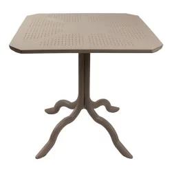 Τραπέζι Icon   PP σε απόχρωση cappucino 80x80x74.5εκ