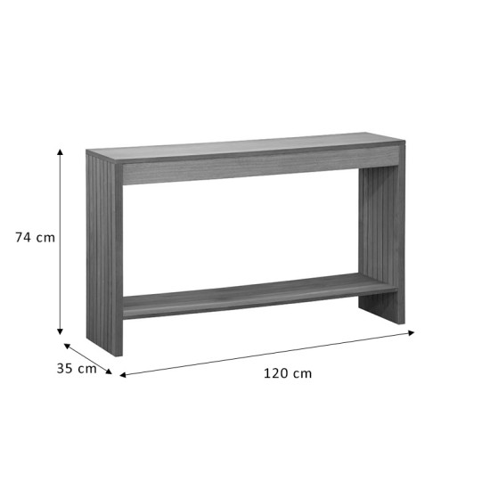 Κονσόλα Focused  MDF φυσικό 120x35x74εκ Model: 260-000003