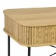 Γραφείο εργασίας Scandi  MDF/Metal σε φυσική απόχρωση με μεταλλικά μαύρα πόδια 120x60x76,5εκ