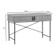 Γραφείο εργασίας Scandi  MDF/Metal σε φυσική απόχρωση με μεταλλικά μαύρα πόδια 120x60x76,5εκ--(Eλάχ.Ποσότητα:)