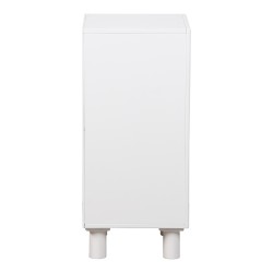 Κομοδίνο Emersi  MDF σε λευκή απόχρωση 40x32x70εκ