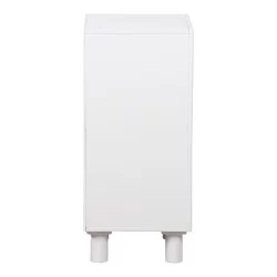 Κομοδίνο Emersi  MDF σε λευκή απόχρωση 40x32x70εκ