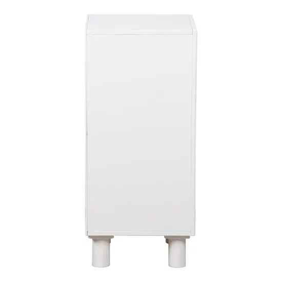 Κομοδίνο Emersi MDF σε λευκή απόχρωση 40x32x70εκ Κομοδίνο Emersi MDF σε λευκή απόχρωση 40x32x70εκ