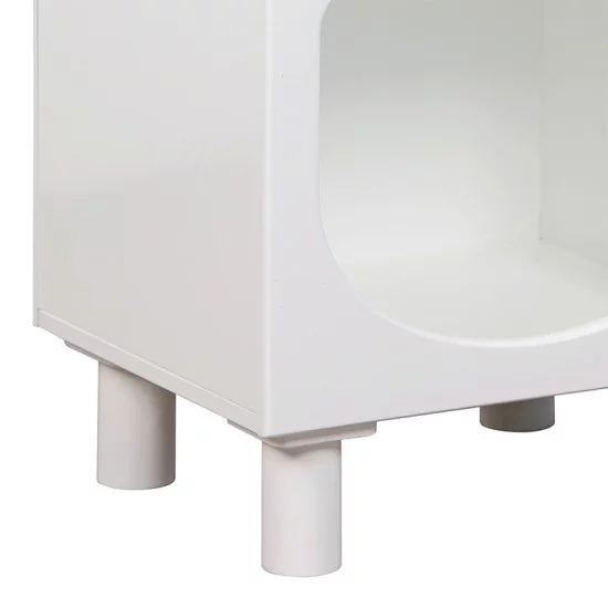 Κομοδίνο Emersi MDF σε λευκή απόχρωση 40x32x70εκ Κομοδίνο Emersi MDF σε λευκή απόχρωση 40x32x70εκ