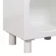 Κομοδίνο Emersi MDF σε λευκή απόχρωση 40x32x70εκ Κομοδίνο Emersi MDF σε λευκή απόχρωση 40x32x70εκ
