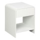 Κομοδίνο Zeplen MDF σε λευκή απόχρωση 40x40x53εκ Κομοδίνο Zeplen MDF σε λευκή απόχρωση 40x40x53εκ