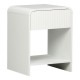 Κομοδίνο Zeplen MDF σε λευκή απόχρωση 40x40x53εκ Κομοδίνο Zeplen MDF σε λευκή απόχρωση 40x40x53εκ