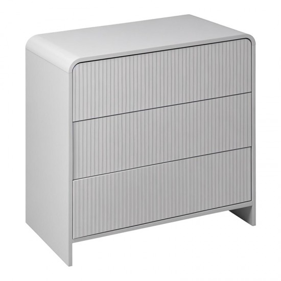 Συρταριέρα Zeplen MDF σε λευκή απόχρωση 80x40x75εκ Συρταριέρα Zeplen MDF σε λευκή απόχρωση 80x40x75εκ