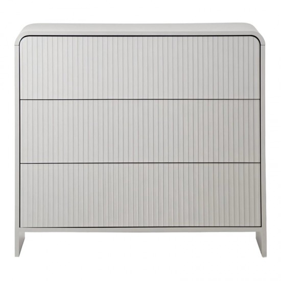 Συρταριέρα Zeplen MDF σε λευκή απόχρωση 80x40x75εκ Συρταριέρα Zeplen MDF σε λευκή απόχρωση 80x40x75εκ