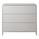 Συρταριέρα Zeplen MDF σε λευκή απόχρωση 80x40x75εκ Συρταριέρα Zeplen MDF σε λευκή απόχρωση 80x40x75εκ