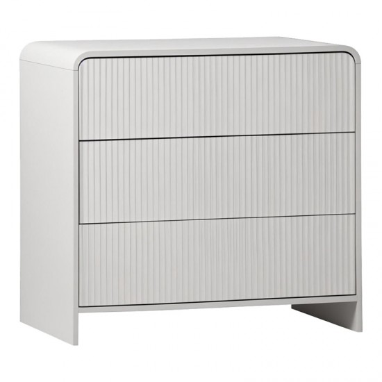 Συρταριέρα Zeplen MDF σε λευκή απόχρωση 80x40x75εκ Συρταριέρα Zeplen MDF σε λευκή απόχρωση 80x40x75εκ