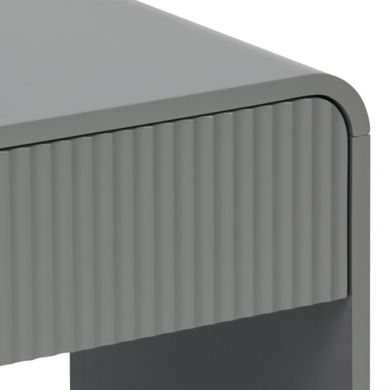 Κομοδίνο Zeplen MDF σε γκρι απόχρωση 40x40x53εκ Κομοδίνο Zeplen MDF σε γκρι απόχρωση 40x40x53εκ