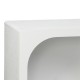 Μπουφές Emersi  με ράφια mdf σε λευκή απόχρωση 164x34x76εκ
