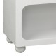 Μπουφές Emersi  με ράφια mdf σε λευκή απόχρωση 164x34x76εκ