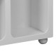 Μπουφές Emersi  με ράφια mdf σε λευκή απόχρωση 164x34x76εκ