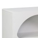 Βιβλιοθήκη-ραφιέρα Emersi  mdf σε λευκή απόχρωση 70x35x100εκ
