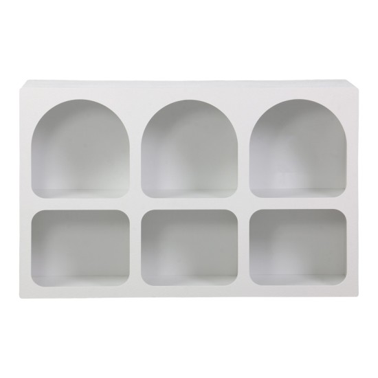 Μπουφές Emersi με ράφια mdf σε λευκή απόχρωση 120x35x76εκ Μπουφές Emersi με ράφια mdf σε λευκή απόχρωση 120x35x76εκ