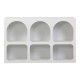 Μπουφές Emersi με ράφια mdf σε λευκή απόχρωση 120x35x76εκ Μπουφές Emersi με ράφια mdf σε λευκή απόχρωση 120x35x76εκ