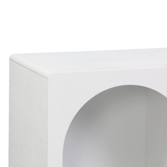 Μπουφές Emersi με ράφια mdf σε λευκή απόχρωση 120x35x76εκ Μπουφές Emersi με ράφια mdf σε λευκή απόχρωση 120x35x76εκ