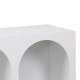 Μπουφές Emersi με ράφια mdf σε λευκή απόχρωση 120x35x76εκ Μπουφές Emersi με ράφια mdf σε λευκή απόχρωση 120x35x76εκ