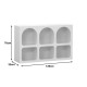 Μπουφές Emersi με ράφια mdf σε λευκή απόχρωση 120x35x76εκ Μπουφές Emersi με ράφια mdf σε λευκή απόχρωση 120x35x76εκ