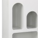 Βιβλιοθήκη Emersi  mdf σε λευκή απόχρωση 48x35x180εκ