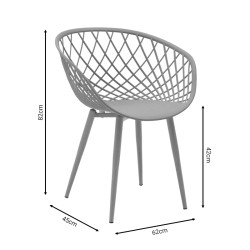 Πολυθρόνα Ezra  cappuccino pp-πόδι φυσικό μέταλλο 62x42x82εκ