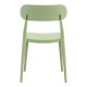 Καρέκλα Amvroan στοιβαζόμενη  με UV protection pp μέντα 51x49x79.5εκ