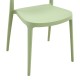 Καρέκλα Amvroan στοιβαζόμενη  με UV protection pp μέντα 51x49x79.5εκ