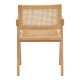 Πολυθρόνα Winslow φυσικό rubberwood 52x59x79εκ Πολυθρόνα Winslow φυσικό rubberwood 52x59x79εκ
