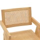 Πολυθρόνα Winslow φυσικό rubberwood 52x59x79εκ Πολυθρόνα Winslow φυσικό rubberwood 52x59x79εκ
