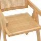 Πολυθρόνα Winslow φυσικό rubberwood 52x59x79εκ Πολυθρόνα Winslow φυσικό rubberwood 52x59x79εκ