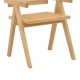Πολυθρόνα Winslow φυσικό rubberwood 52x59x79εκ Πολυθρόνα Winslow φυσικό rubberwood 52x59x79εκ