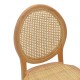 Καρέκλα Camil  φυσικό ξύλο οξιάς-φυσικό rattan 45x50x94εκ Model: 263-000030