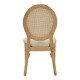 Καρέκλα Canco  φυσικό rubberwood-φυσικό rattan 50x55x98εκ Model: 263-000032